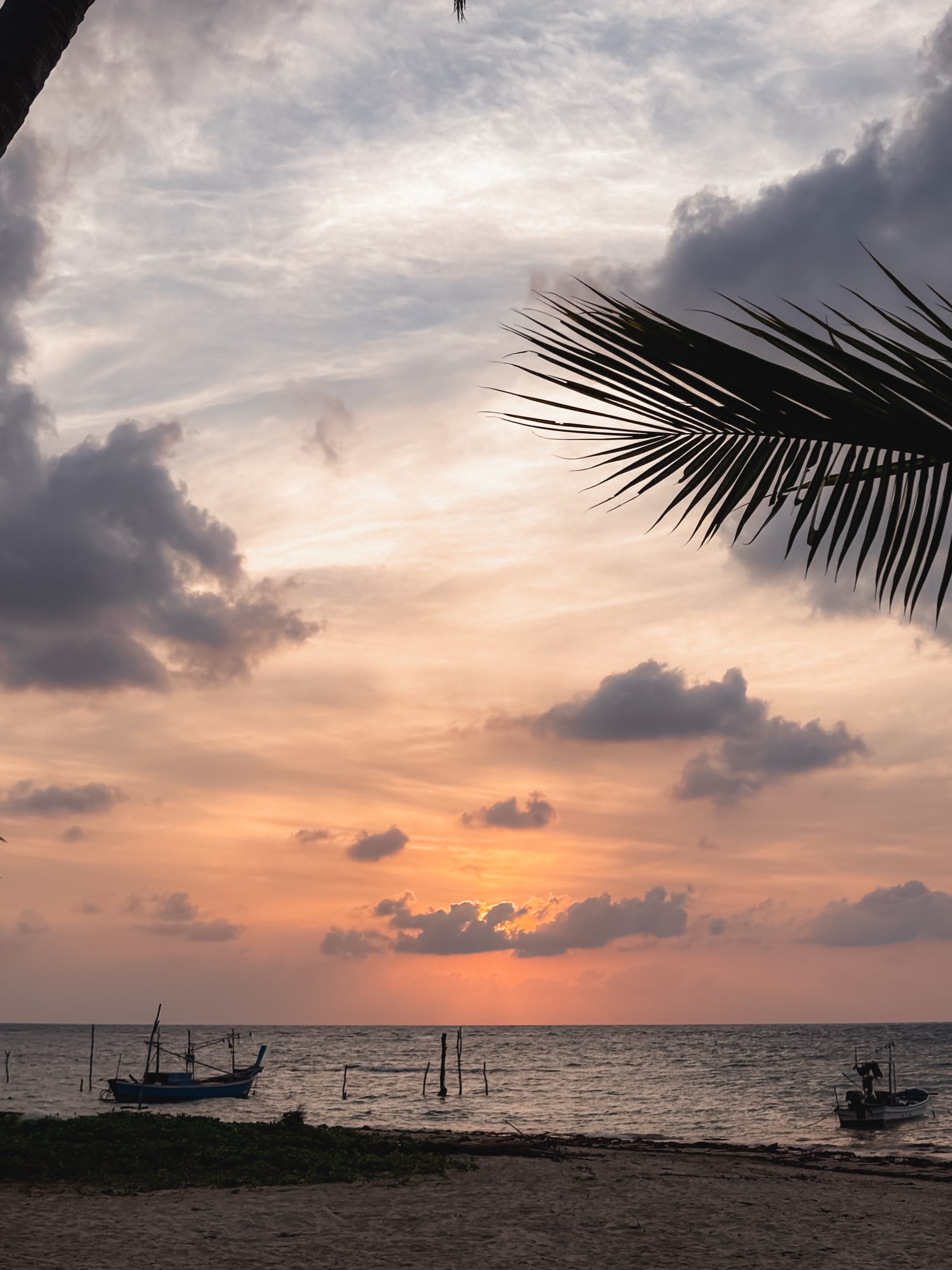 Sunset over Laem Sor beach, Koh Samui