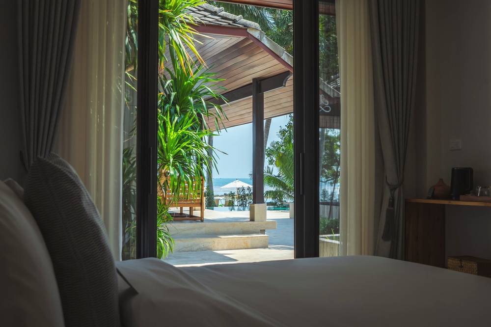 Beach private room with sea view